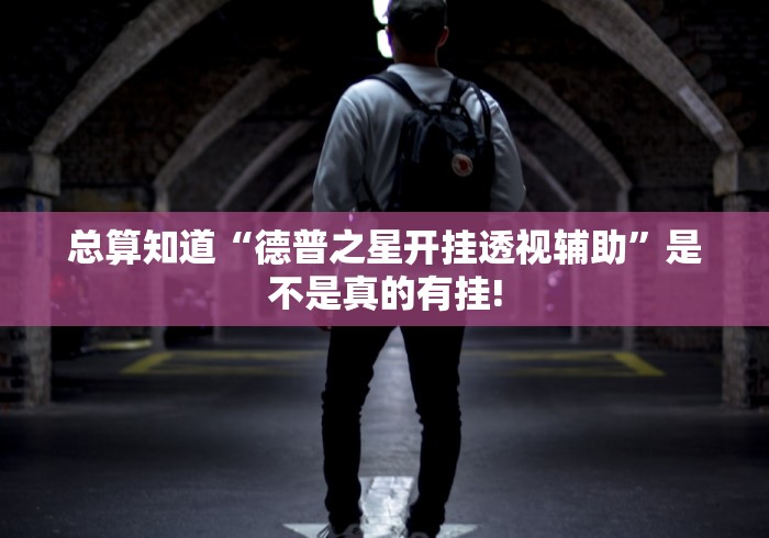 总算知道“德普之星开挂透视辅助”是不是真的有挂!