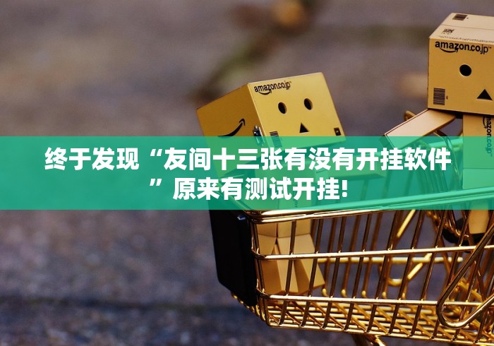 终于发现“友间十三张有没有开挂软件”原来有测试开挂!