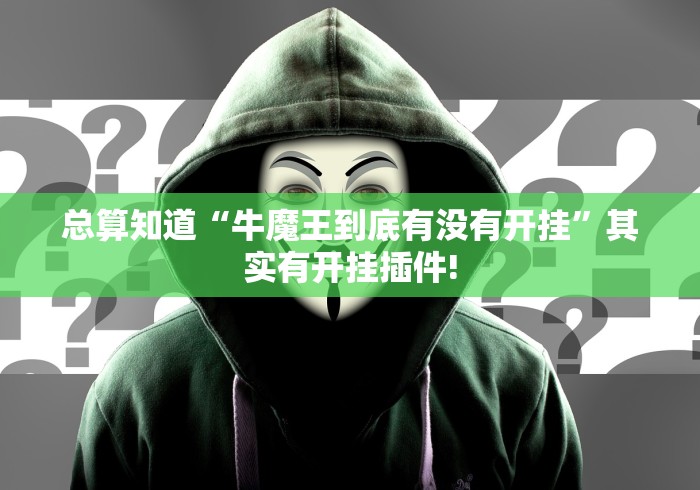 总算知道“牛魔王到底有没有开挂”其实有开挂插件! 总算知道“牛魔王到底有没有开挂”其实有开挂插件!