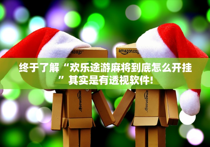 终于了解“欢乐途游麻将到底怎么开挂”其实是有透视软件!