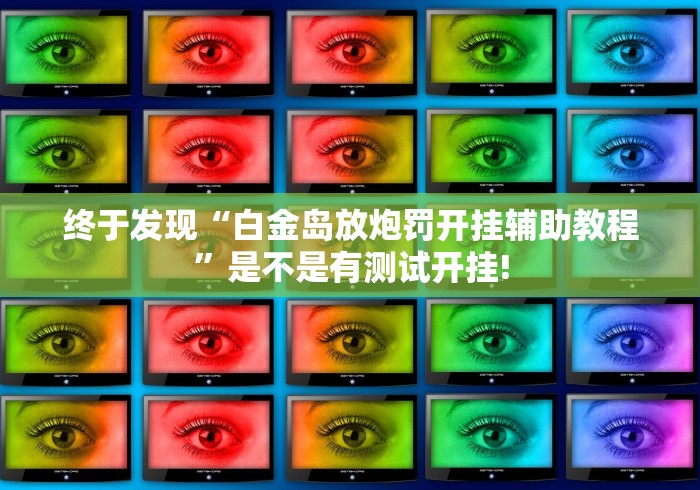 终于发现“白金岛放炮罚开挂辅助教程”是不是有测试开挂!