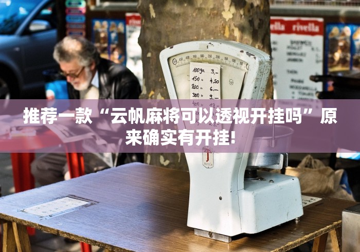 推荐一款“云帆麻将可以透视开挂吗”原来确实有开挂! 推荐一款“云帆麻将可以透视开挂吗”原来确实有开挂!