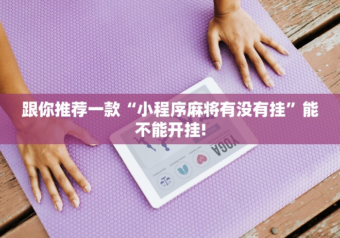 跟你推荐一款“小程序麻将有没有挂”能不能开挂!