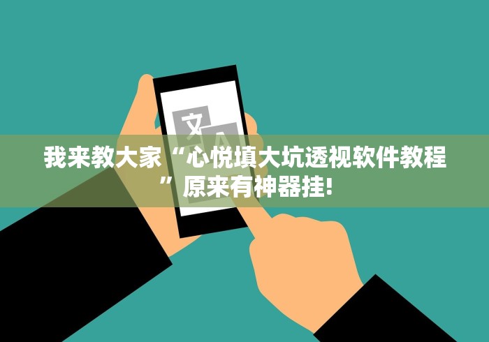 我来教大家“心悦填大坑透视软件教程”原来有神器挂!